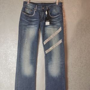 A7 Scarlette Rhinestone Accented Jean